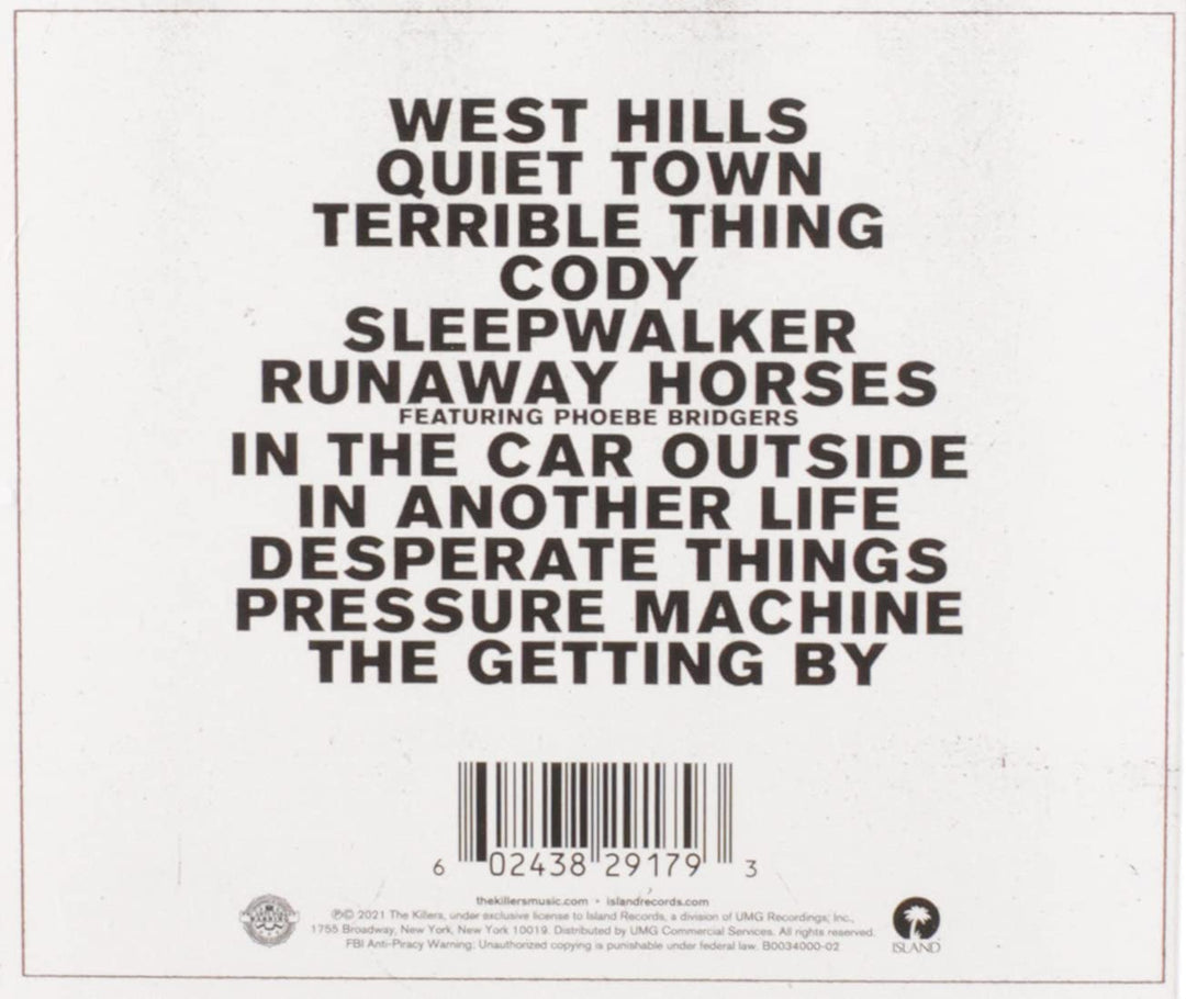 The Killers - Pressure Machine [Audio CD]