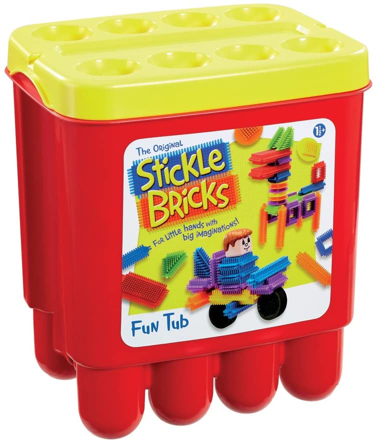 Stickle Bricks TCK07000 Hasbro Stick Fun Tub, multicolore