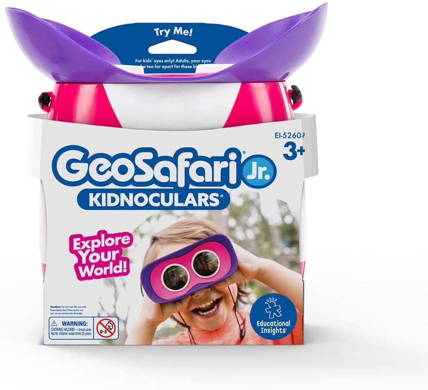 Learning Resources EI-5260-P GeoSafari Jr Kidnoculars Pink