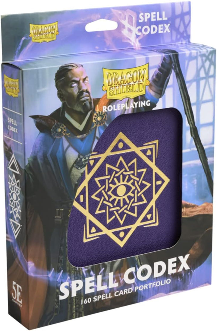 Dragon Shield Spell Codex - Arcane Purple