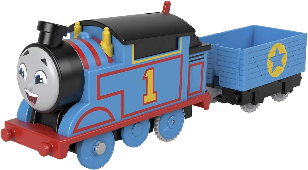 Thomas & Friends Motorized Toy Train Thomas Battery-Powered Engine with Cargo for Preschool Pretend Play