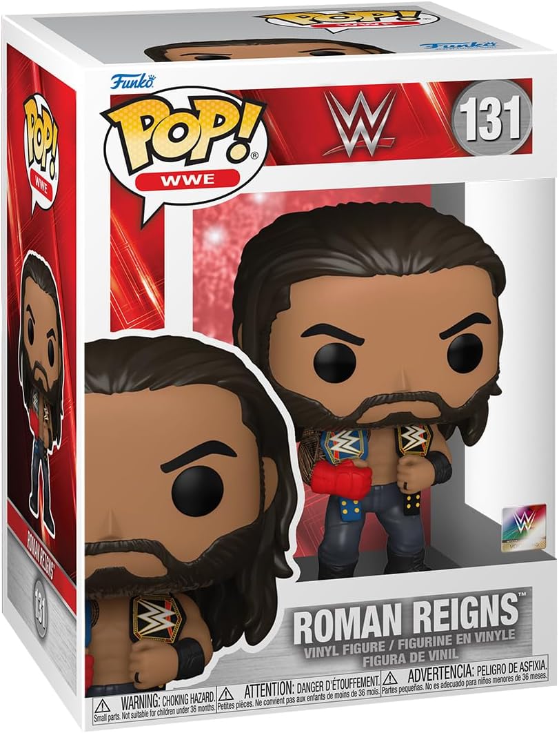 WWE: Roman Reigns With Belts Funko Pop! 72233 Pop! Vinyl #131