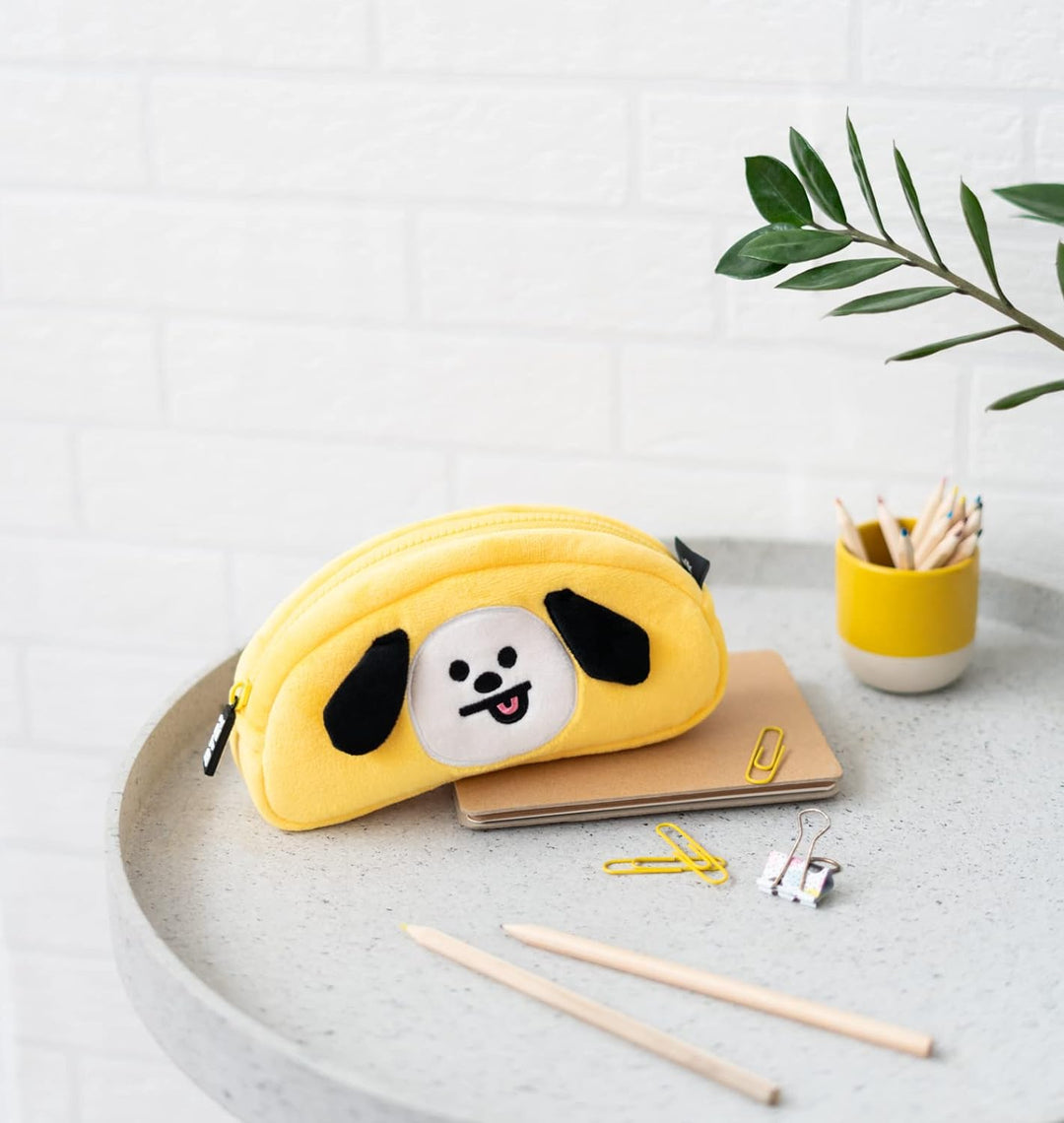 Grupo Erik BT21 Official Merchandise - BT21 Pencil Case - BT21 Chimmy Pencil Cas