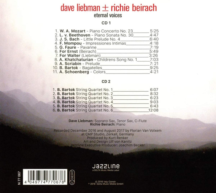 Dave Liebman & Richie Beirach - Eternal Voices [Audio CD]