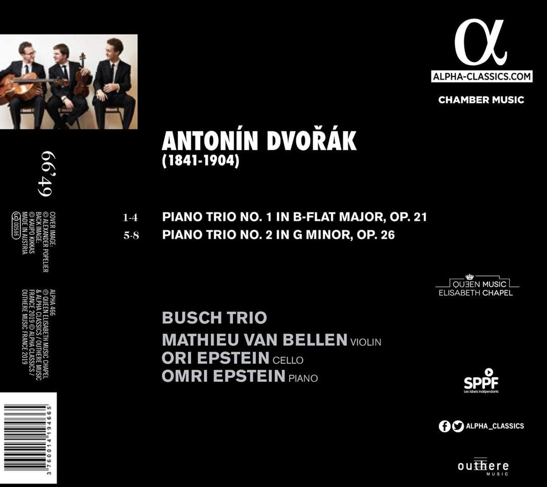 The Florestan Trio - Antonín Dvoák: Piano Trios Op. 21 & 26 [Audio CD]