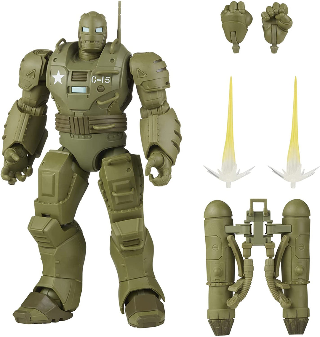 Marvel Legends Series 15-cm Scale Action Figure The Hydra Stomper Toy, Premium Design, 15-cm Scale Figure, Backpack, 4 Accessories, Multicolor