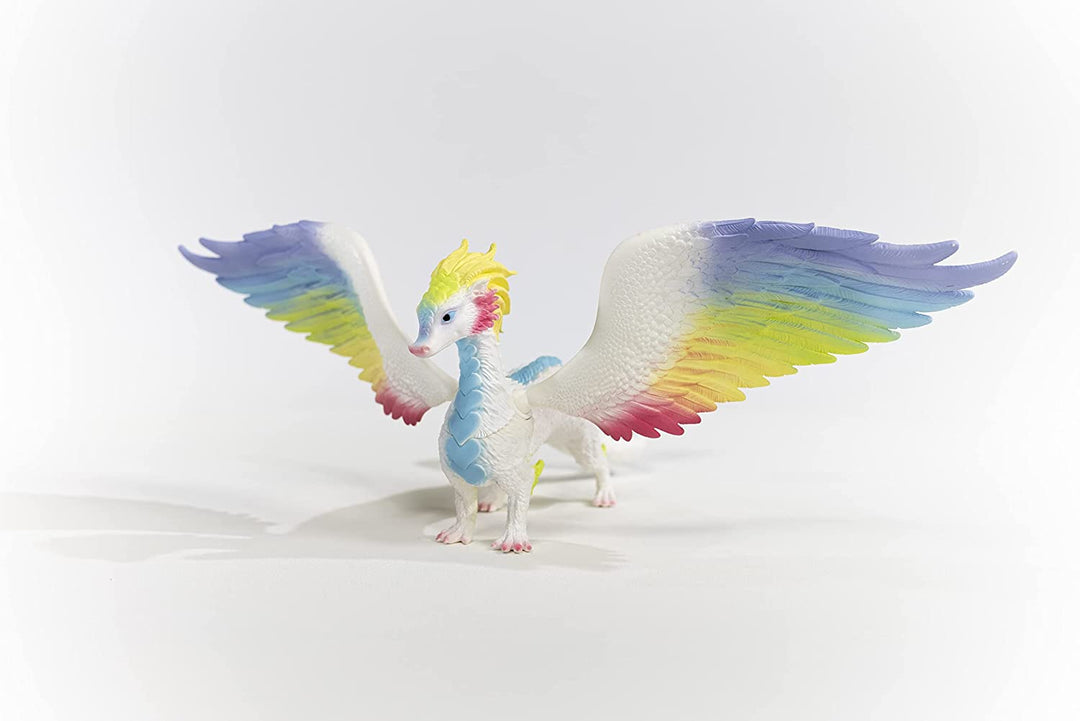 SCHLEICH 70728 bayala Rainbow Dragon Figurine, Multicolored