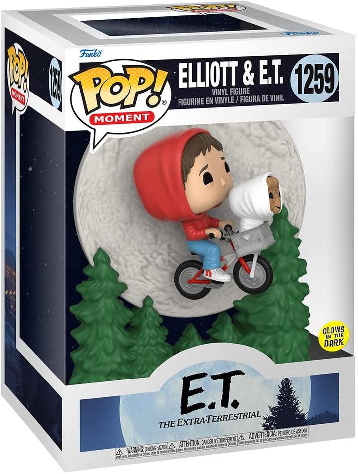 Pop! Moment: ET - Elliot and ET Flying (Glow in The Dark) Funko 50769 Pop! Vinyl #1259