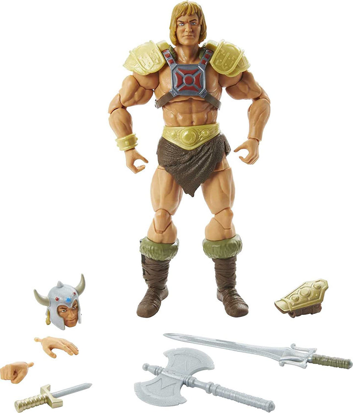 Masters of the Universe Masterverse New Eternia Viking He-Man Action Figure with Accessories