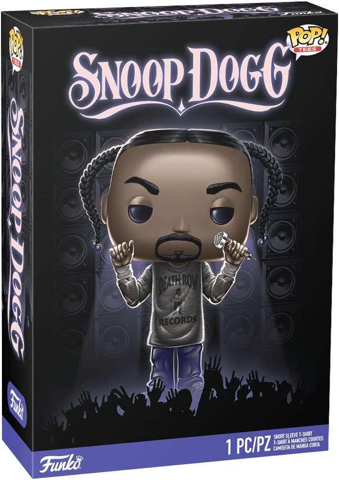 Funko Boxed Tee: Snoop Doggy Dogg - Large - (L) - T-Shirt - Clothes - Gift Idea - Short Sleeve Top for Adults Unisex Men and Women