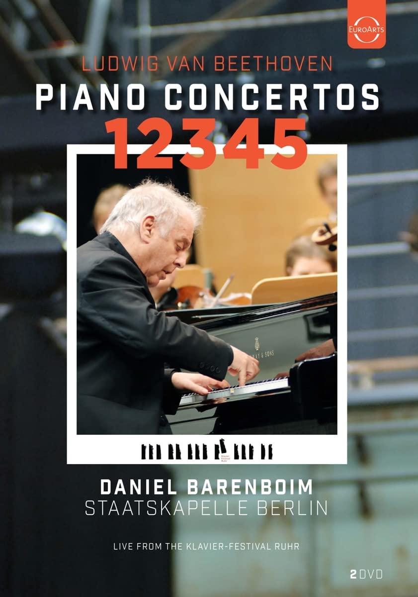 Daniel Barenboim plays & conducts Beethoven Piano Concertos 1,2,3,4,5 [DVD] [2022]