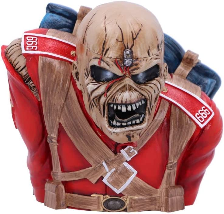 Nemesis Now Iron Maiden Eddie The Trooper Resin Bust Box 9