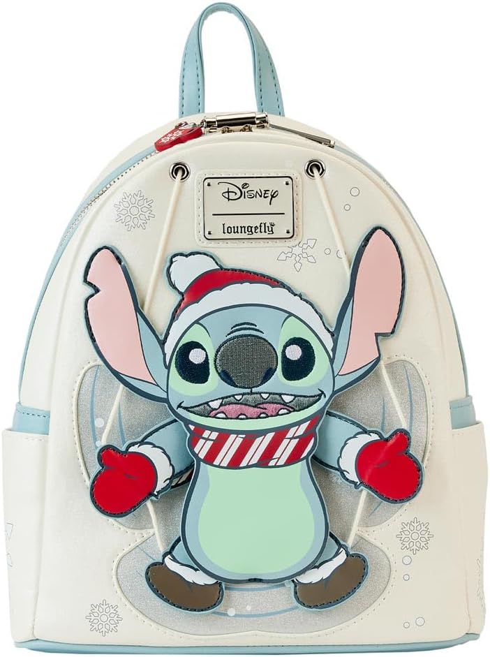 Loungefly Disney Lilo & Stitch Snow Angel Cosplay Mini Backpack