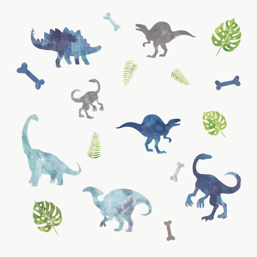 RoomMates Watercolor Dinosaur Peel and Stick Wall Decals
