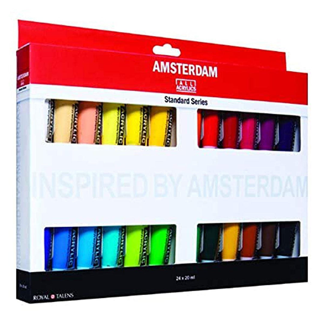 Ensemble de peinture acrylique Amsterdam Standard Series 24 tubes de 20 ml