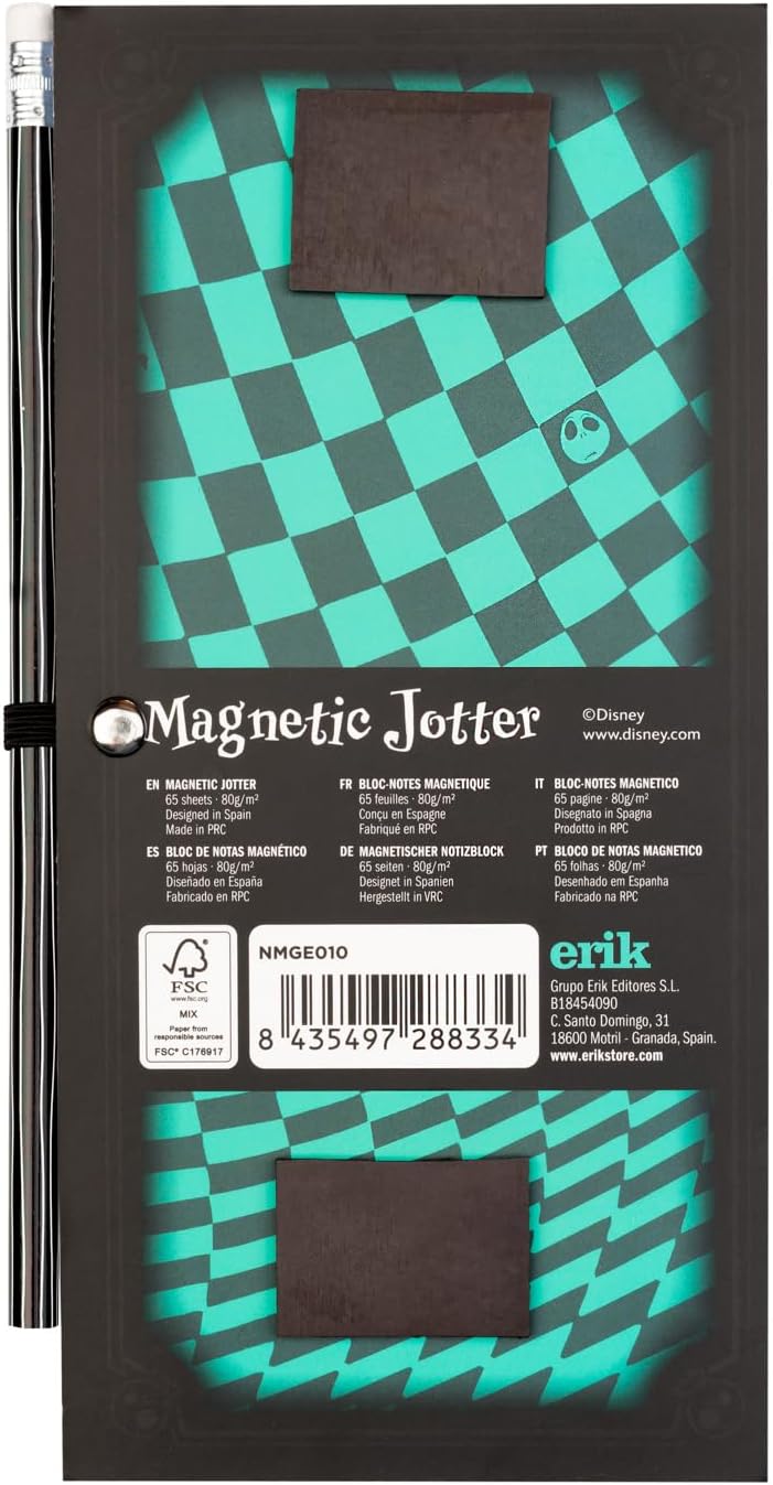 Grupo Erik The Nightmare Before Christmas Magnetic Organiser | Magnetic Shopping List