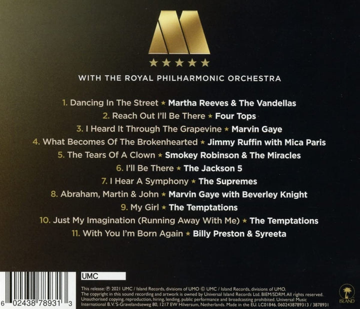 Royal Philharmonic Orchestra - Motown With The Royal Philharmonic Orchestra (A Symphony Of Soul) [Audio CD]