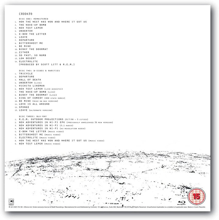 R.E.M. - New Adventures In Hi-Fi (25th Anniversary Edition) Deluxe [Audio CD]