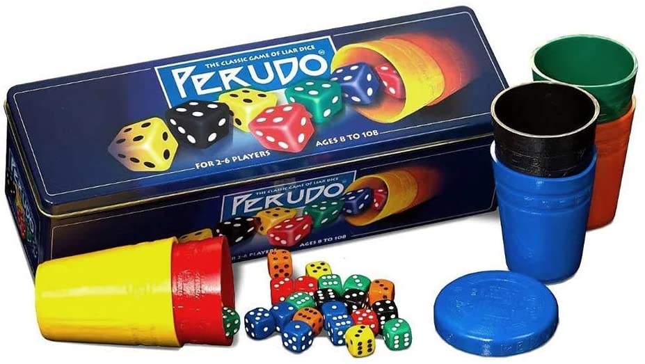 Perudo in a Tin Game