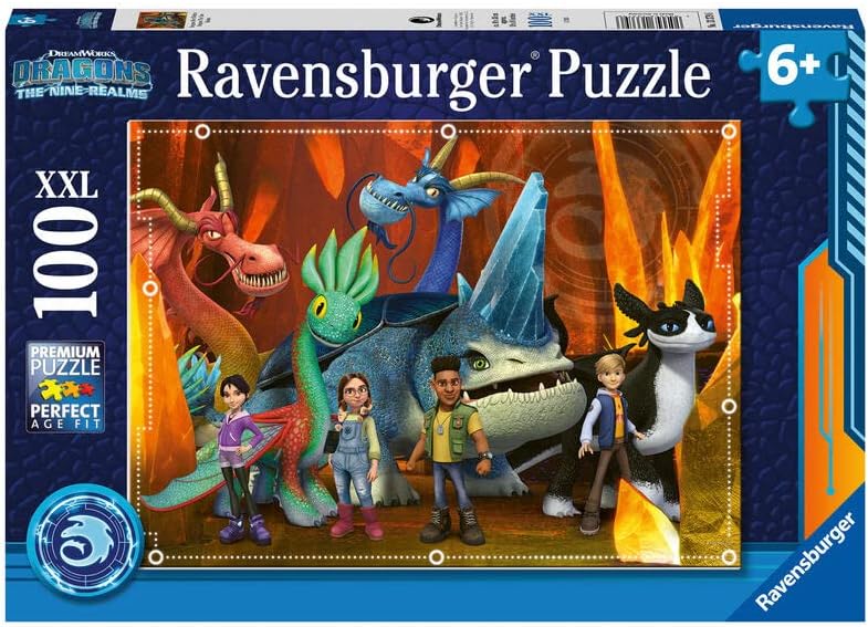 Ravensburger Dragons, The Nine Realms Jigsaw Puzzle for Kids Age 6 Years