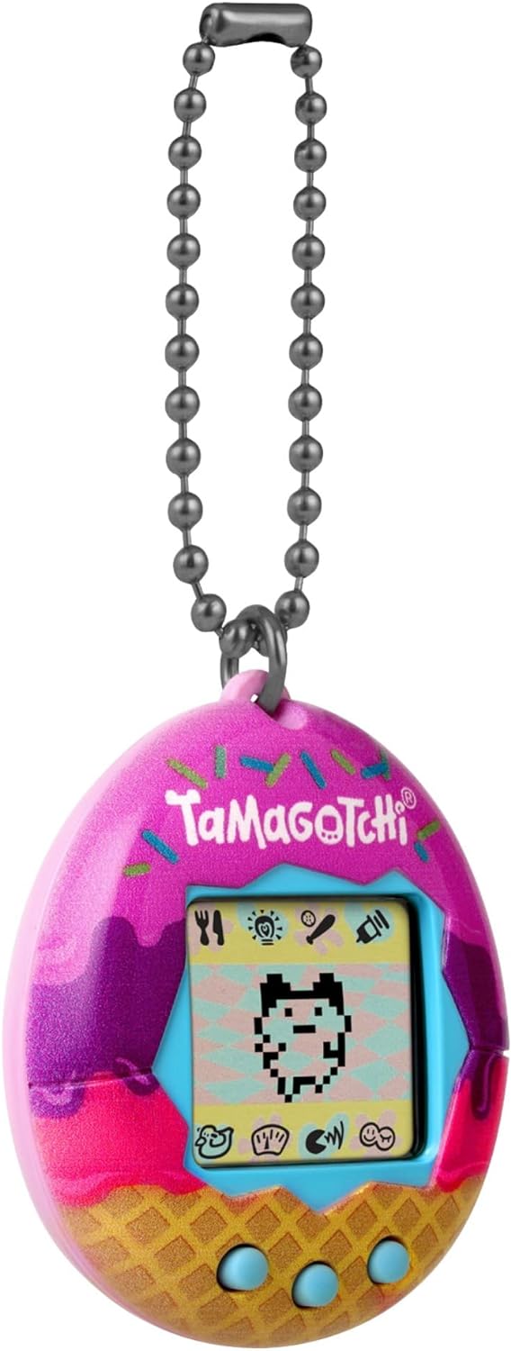 TAMAGOTCHI Original Bandai Tamagotchi Ice Cream Shell with Chain - The Original