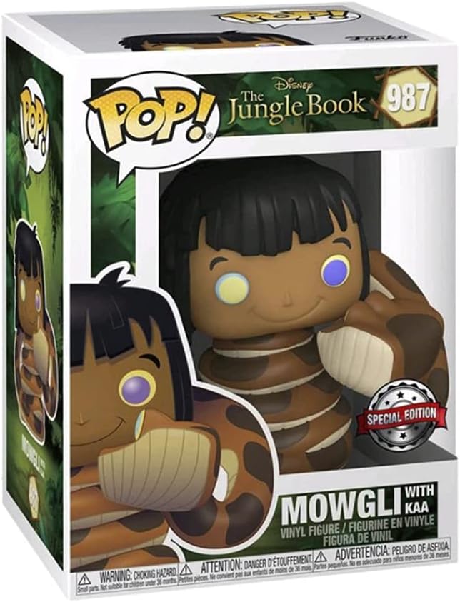 Funko Disney The Jungle Book 987 Mowgli with Kaa Special Edition Pop! Vinyl
