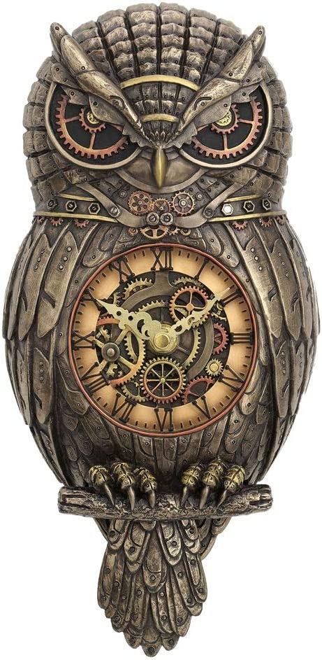 Nemesis Now Chronology Wisdom Clock 34cm Bronze