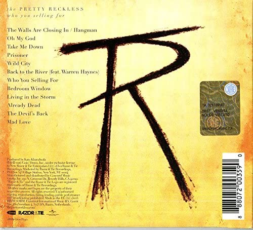 Who You Selling For - The Pretty Reckless [Audio CD]