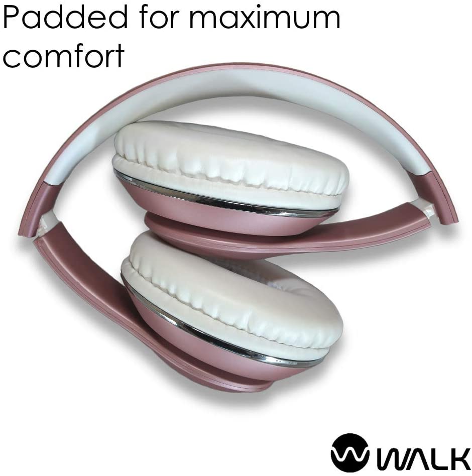 Walk Audio Rose Gold Wireless Headphones