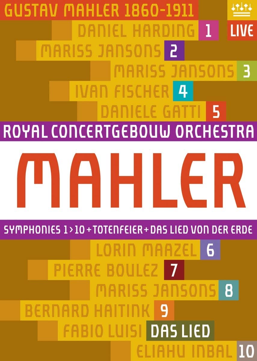 Mahler: Symphonies Nos 1-10 & Das Lied von der Erde [2013] [DVD]