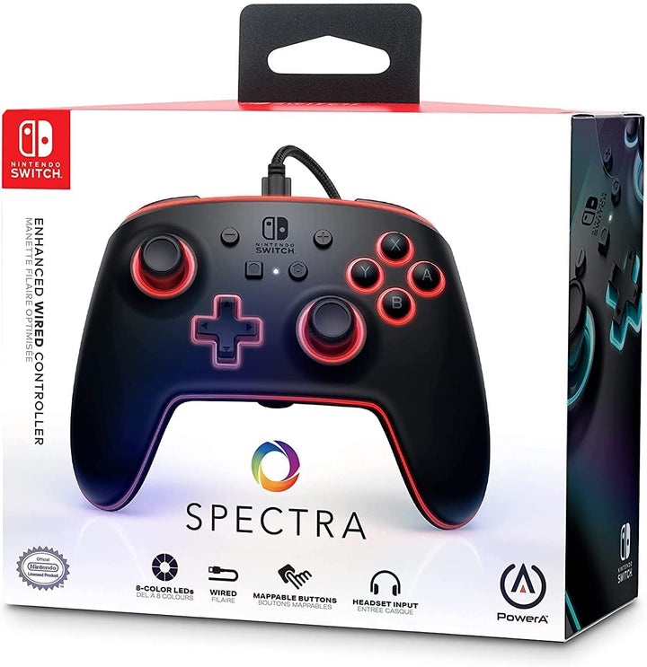 PowerA Spectra Enhanced Wired Controller for Nintendo Switch, Gamepad, Wired Vid