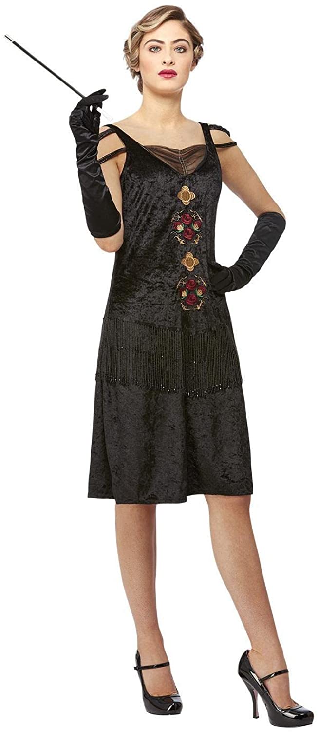 Smiffys 51533S Officially Licensed Peaky Blinders Polly Gray Costume, Women, S - UK Size 8-10