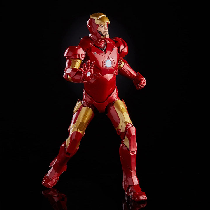 Hasbro Marvel Legends Series 15-cm-scale Action Figure Toy Iron Man Mark 3, Includes Premium Design and 5 Accessories