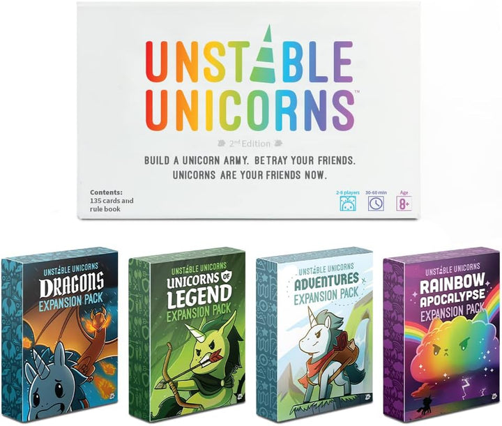 TeeTurtle | Unstable Unicorns | Card Game | Ages 8+ | 2-8 Players | 30-45 Minute