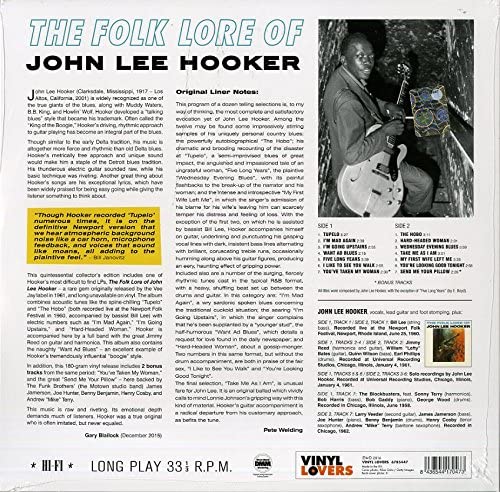 John Lee Hooker - The Folk Lore of John Lee Hooker + 2 Bonus Tracks [VINYL]