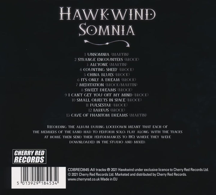 Hawkwind - Somnia [Audio CD]