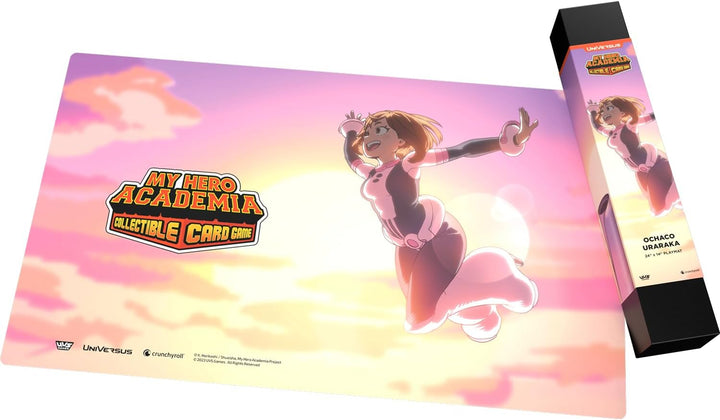 UVS Games My Hero Academia Collectible Card Game Jet Burn Ochaco Uraraka Playmat