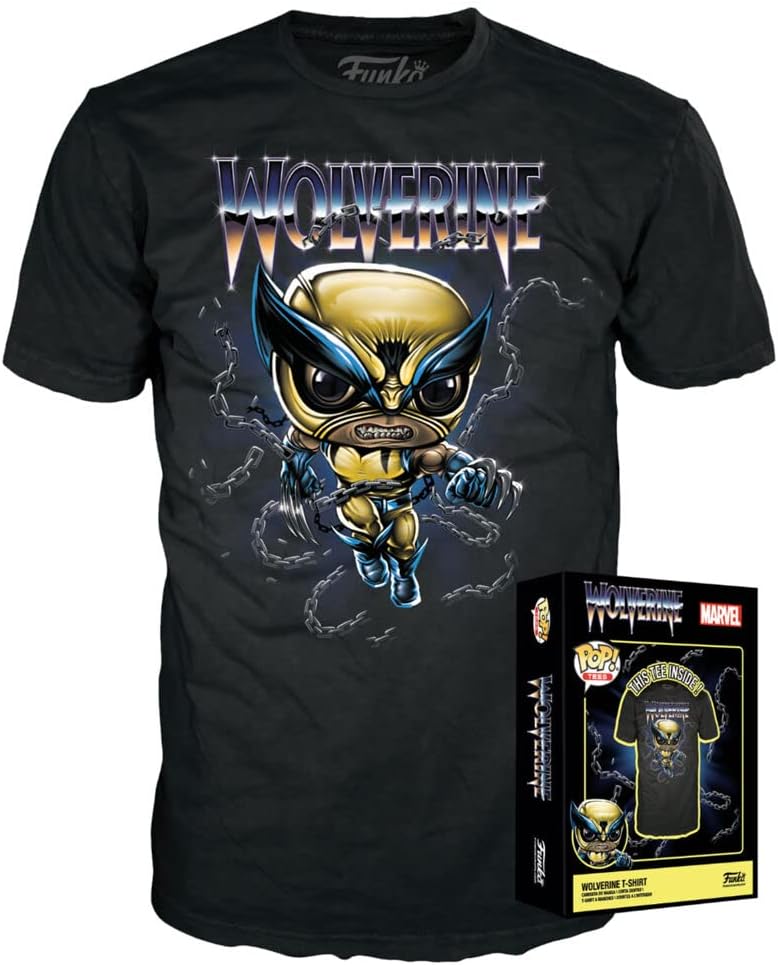 Funko Boxed Tee: Marvel: Wolverine: - Extra Large - (XL) - Marvel Comics - T-Shirt - Clothes - Gift Idea - Short Sleeve Top for Adults Unisex Men and Women
