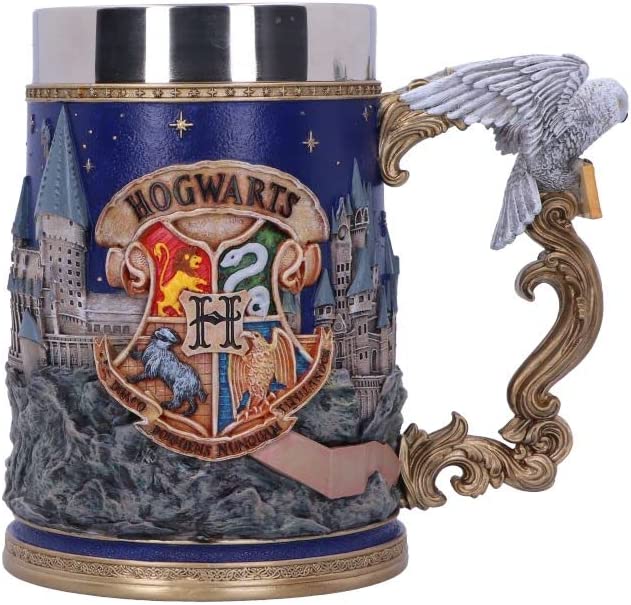 Nemesis Now Officially Licensed Harry Potter Hogwarts Collectible Tankard 15.5cm