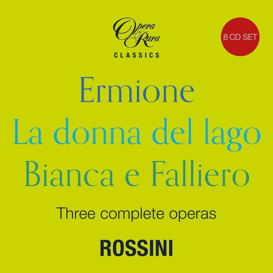 Gioacchino Rossini - Rossini in 1819 - Three Complete Operas [Audio CD]