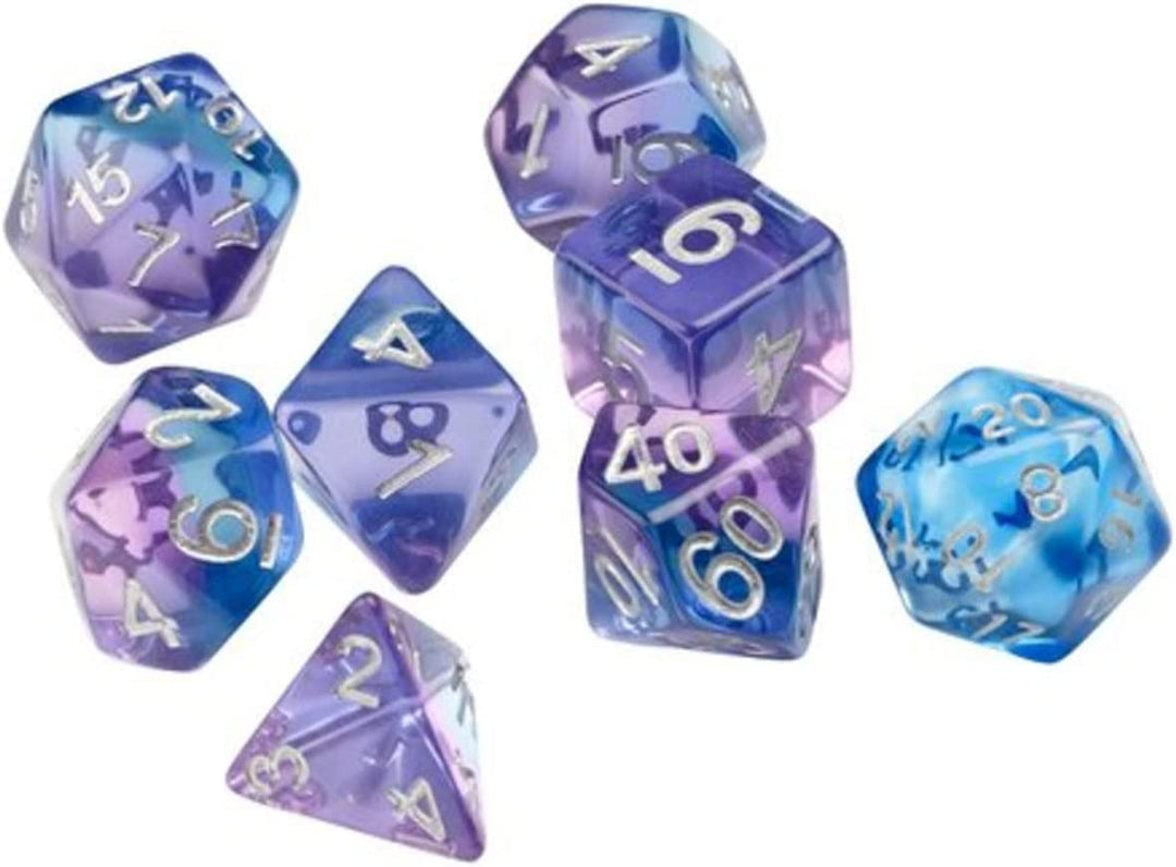 Sirius Dice - Violet Betta RPG Polyhedral Dice - Set of 7
