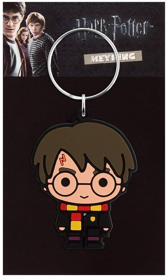 HARRY POTTER Rubber Keyring Harry Potter Chibi - Official Merchandise