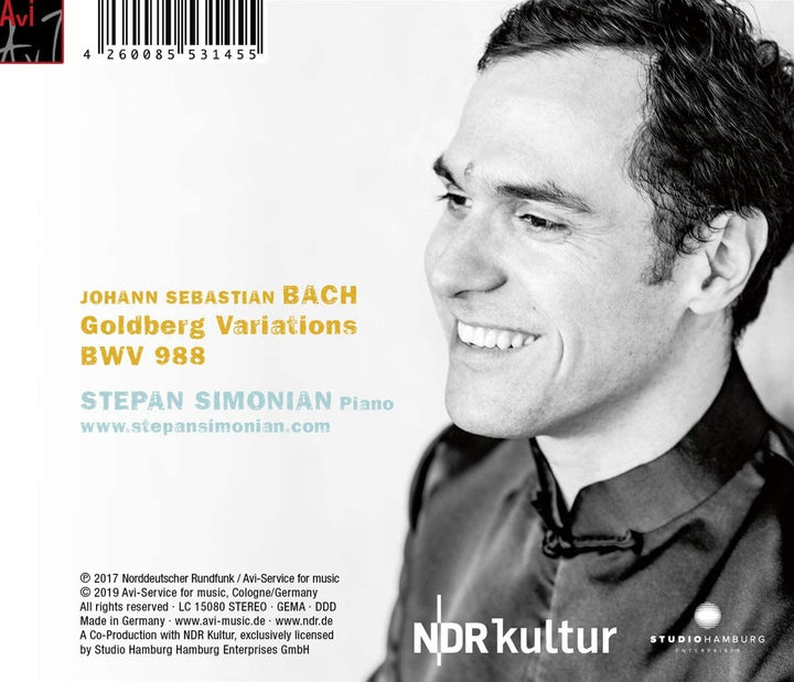 Stepan Simonian - Bach: Goldberg Variations [Audio CD]