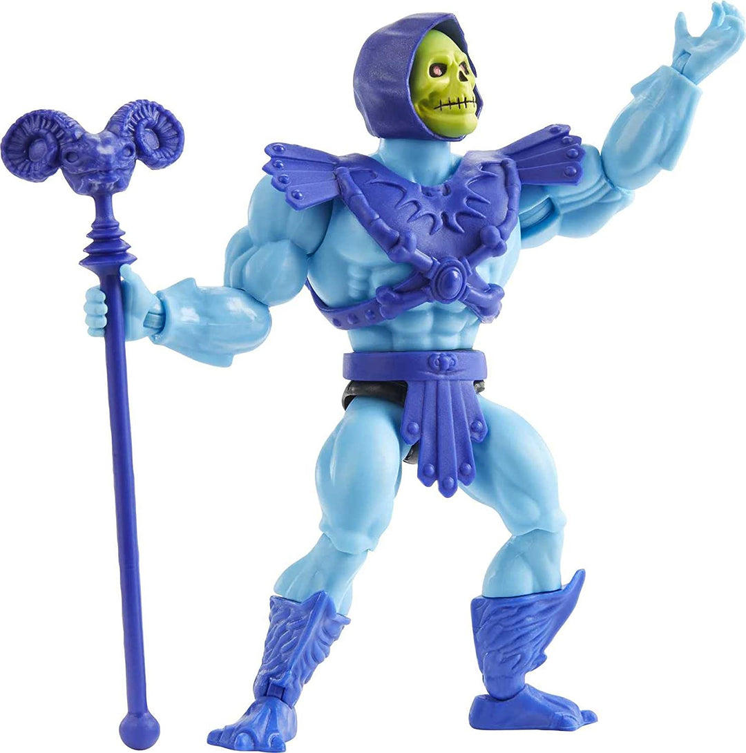 Masters of the Universe Origins Skeletor Action Figure, Battle Character for Storytelling Play and Display, Gift for 6 to 10 Year Olds and Adult Collectors