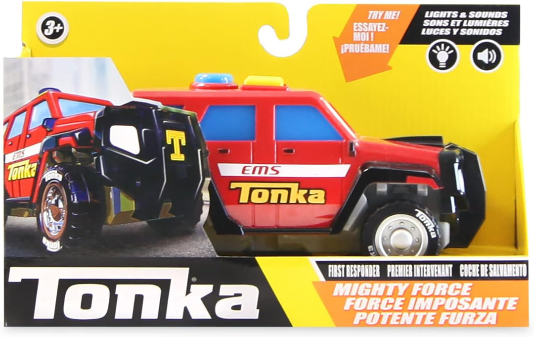 Tonka 06008 Mighty Machines L&S-First Responder Play Vehicle, Multicolor