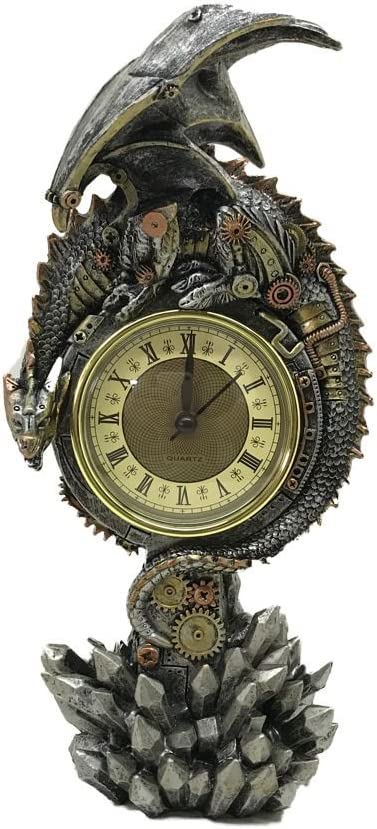 Nemesis Now Clockwork Reign Clock 32cm Grey