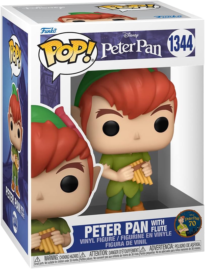 Disney: Peter Pan 70th - Peter With Flute Funko 70697 Pop! Vinyl #1344