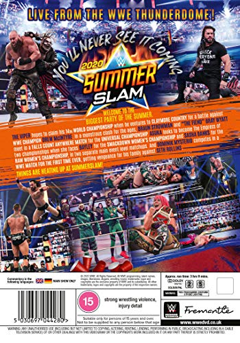 WWE: SummerSlam 2020 [DVD] - Action [DVD]