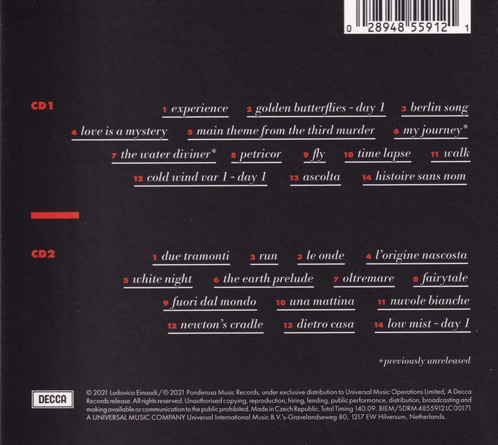 Ludovico Einaudi - Cinema [Audio CD]
