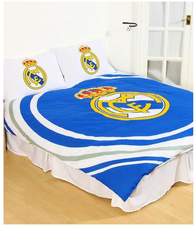 Real Madrid FC Pulse Reversible Single Duvet Quilt Cover and Pillowcase Set